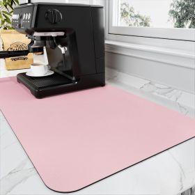 HotLive Coffee Mat - Absorbent Hide Stain Rubber Backed Dish Drying Mat for Kitchen Counter - Bar Mats for Countertops Accessories Fit Under Coff
